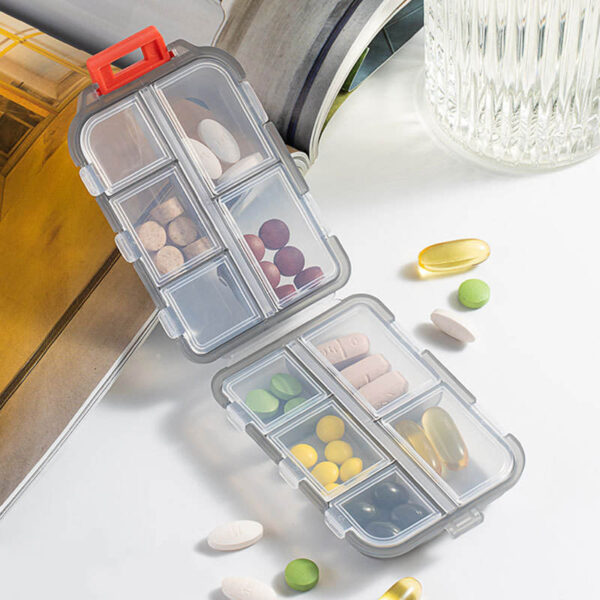 Compact Pillbox-Organizer-Storage